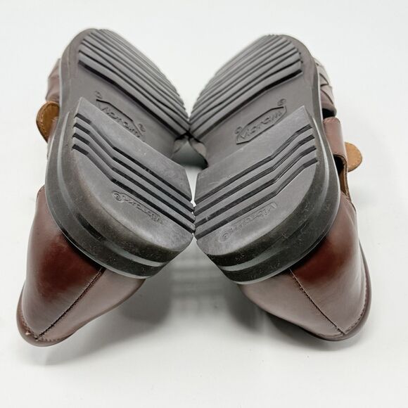 Allen Edmonds Tivoli Fisherman Sandals Mens 8 D Brown Woven Leather Vibram Soles main image 11